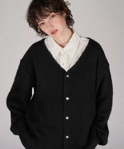 SILVER BUTTON CARDIGAN / シルバーボタンカーディガン（カーディガン