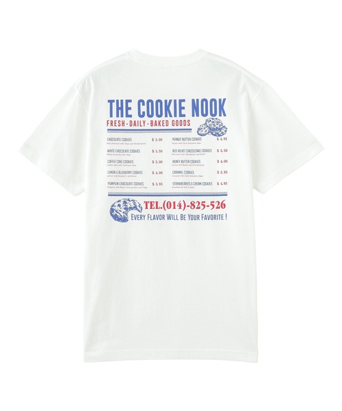 ROSE BUD(ローズバッド)の「【WEB・一部店舗限定】SHOP風プリントTシャツ(Tシャツ/カットソー・レディース・グレー/ホワイト・ONE SIZE)」の3枚目の写真