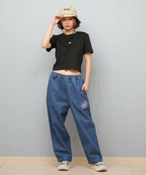 NEW ERA(ニューエラ)の「【ミニ丈】NEW ERA/ニューエラ ちびTシャツ 14391905/14391906/14391907(Tシャツ/カットソー・レディース・ブラック/ホワイト/ピンク・S/M)」の11枚目の写真