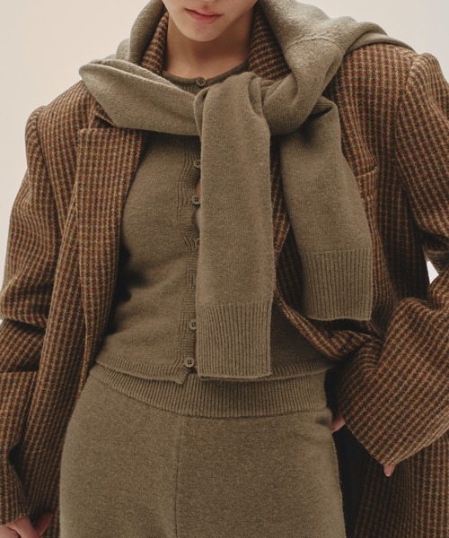 TODAYFUL(トゥデイフル)の「TODAYFUL Wool100 Check Jacket(テーラードジャケット・レディース・ライトブラウン・36/38)」の5枚目の写真