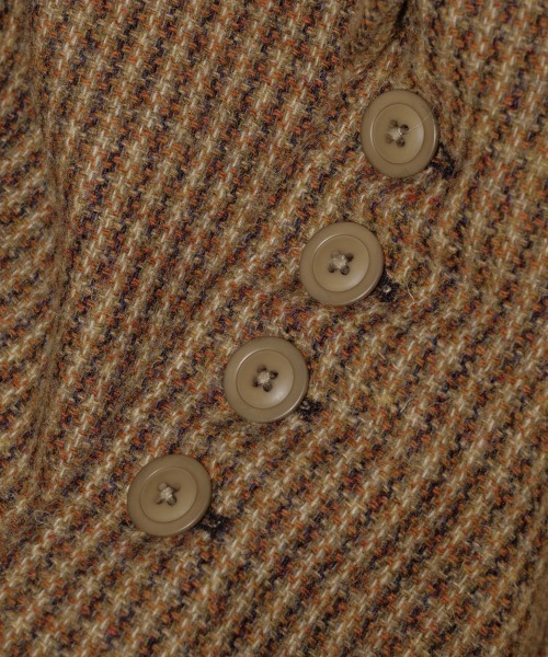 TODAYFUL(トゥデイフル)の「TODAYFUL Wool100 Check Jacket(テーラードジャケット・レディース・ライトブラウン・36/38)」の8枚目の写真