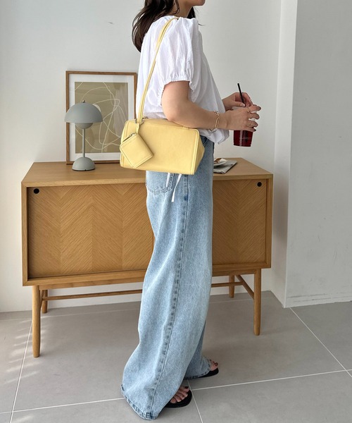 ロングハンドルオイル調ショルダーバッグ（トートバッグ）｜DISCOAT