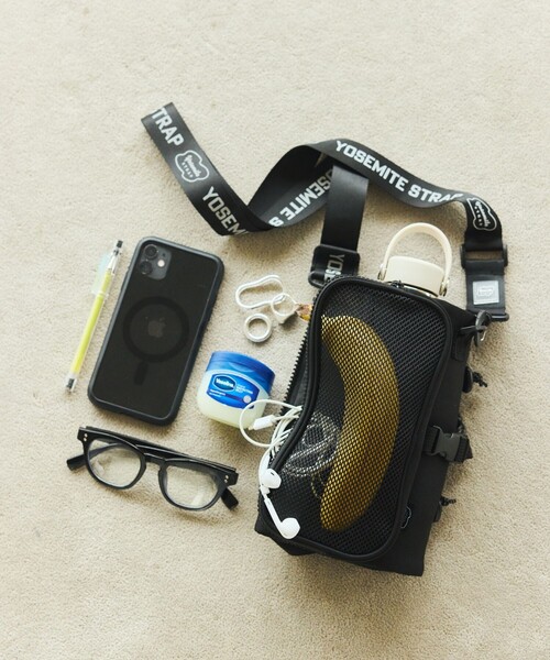 FREAK'S STORE(フリークスストア)の「YOSEMITE STRAP/ヨセミテストラップ YOSEMITE ECO BAG STRAP ヨセミテ エコバッグ ストラップ(スマホグッズ・メンズ・ライトグレー/ブラック/ベージュ/キャメル・ONE SIZE)」の22枚目の写真