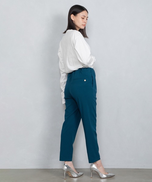 MARECHAL TERRE ギャザーパンツ ブルー 日本製 セール】ギャザーパンツ（その他パンツ）｜MARECHAL TERRE