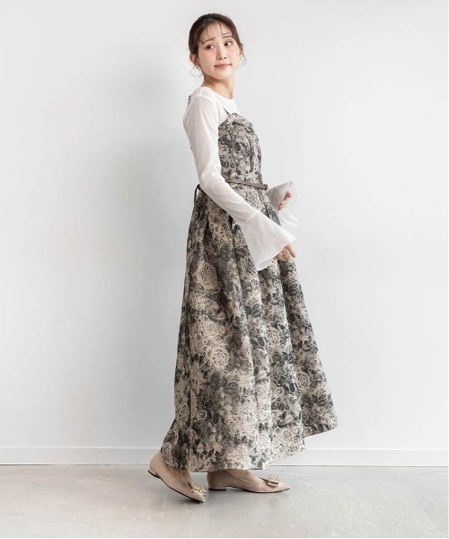 RANDA(ランダ)の「モノグラムパーツリボンフラットパンプス(パンプス・レディース・ベージュ/シルバー/ブラック/ピンク/グレー/グレイッシュベージュ・25.5/25/24.5/23.5/23/22.5/24/22/26)」の19枚目の写真