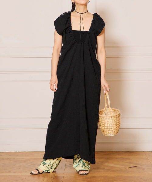 IENA LA BOUCLE クロシェMIXワンピース ★美品★ IENA LA BOUCLE クロシェMIXワンピース（ワンピース）｜IENA