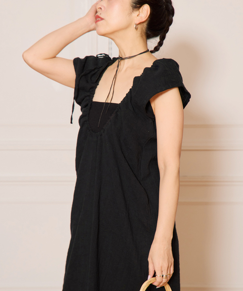 BASERANGE/ベースレンジ MAX ドレス DRMXLC-SP25 セール】【BASERANGE/ベースレンジ】MAX TOP / TOMX-LC-SP25（T