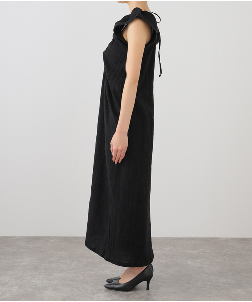 IENA LA BOUCLE（イエナラブークル）の「BASERANGE/ベースレンジ MAX ドレス DRMXLC-SP25（ワンピース・レディース・ブラック・FREE）」の13枚目の写真