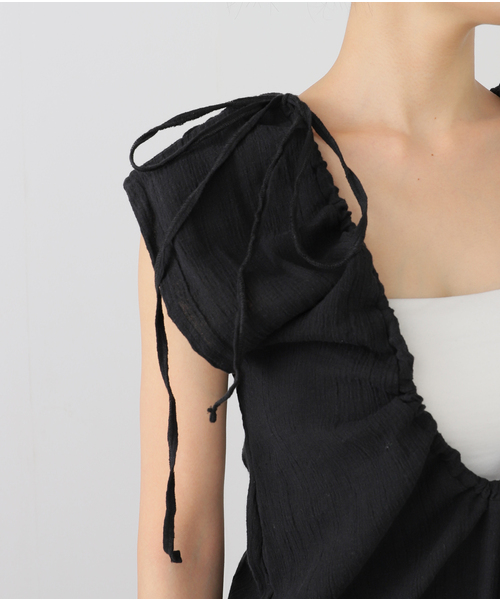 IENA LA BOUCLE（イエナラブークル）の「BASERANGE/ベースレンジ MAX ドレス DRMXLC-SP25（ワンピース・レディース・ブラック・FREE）」の17枚目の写真