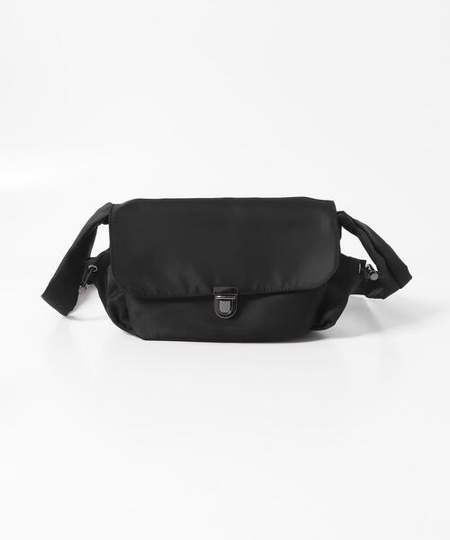 SENSE OF PLACE by URBAN RESEARCH（センスオブプレイスバイアーバンリサーチ）の「ナイロンフラップショルダーバッグ（ショルダーバッグ・メンズ・ライトブルー/ブラック/グレー・ONE）」の4枚目の写真