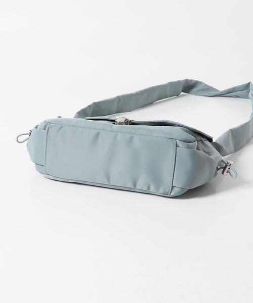 SENSE OF PLACE by URBAN RESEARCH（センスオブプレイスバイアーバンリサーチ）の「ナイロンフラップショルダーバッグ（ショルダーバッグ・メンズ・ライトブルー/ブラック/グレー・ONE）」の13枚目の写真