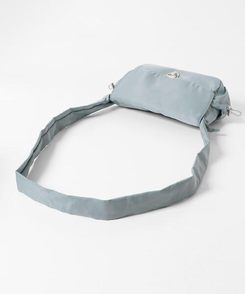 SENSE OF PLACE by URBAN RESEARCH（センスオブプレイスバイアーバンリサーチ）の「ナイロンフラップショルダーバッグ（ショルダーバッグ・メンズ・ライトブルー/ブラック/グレー・ONE）」の14枚目の写真