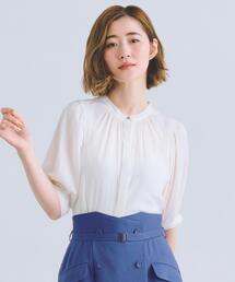 grove | 【洗える】ヴィンテージサテンウイングスリーブブラウス(シャツ/ブラウス)