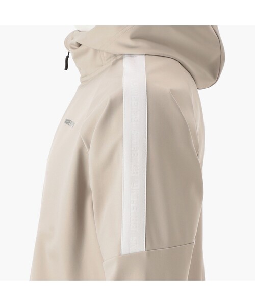 BRIEFING（ブリーフィング）の「【BRIEFING GOLF／ブリーフィングゴルフ】【25SS先行予約】MEN’S LOGO LINE PARKA（パーカー・メンズ・サンドベージュ/ブラック/ダークオリーブ・L/M）」の8枚目の写真