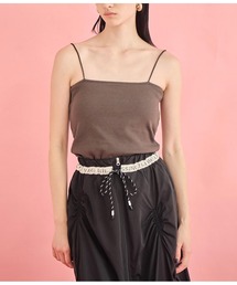 Settimissimo（セッティミッシモ）の「カップ付き ベア ナローストラップ キャミソール（キャミソール）」