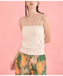 Settimissimo（セッティミッシモ）の「カップ付き ベア ナローストラップ キャミソール（キャミソール）」
