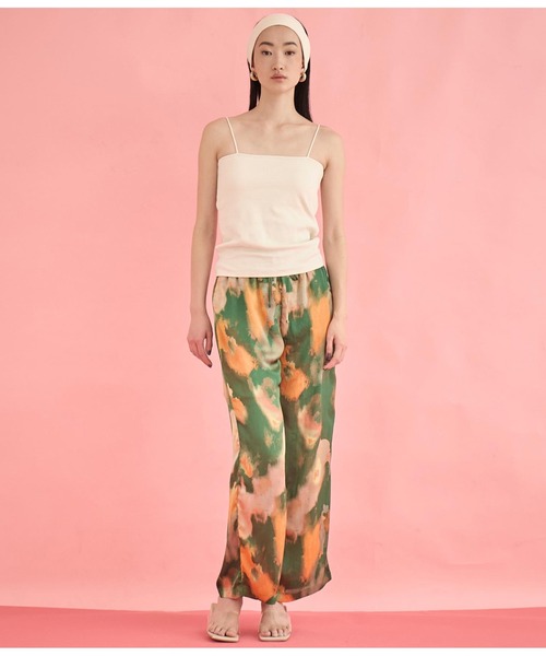 Settimissimo（セッティミッシモ）の「カップ付き ベア ナローストラップ キャミソール（キャミソール・レディース・レッド/ブラウン/アイボリー・FREE）」の8枚目の写真