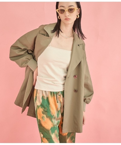 Settimissimo（セッティミッシモ）の「カップ付き ベア ナローストラップ キャミソール（キャミソール・レディース・レッド/ブラウン/アイボリー・FREE）」の11枚目の写真