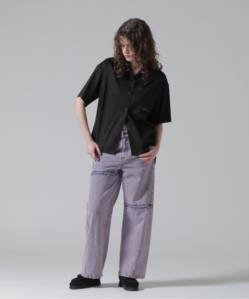 AVIREX（アヴィレックス）の「《直営店限定》BACK RIBON TENCEL SHIRTS/バックリボン テンセルシャツ（シャツ/ブラウス・レディース・オリーブ/ブラック/ホワイト/ライトブルー・F）」の17枚目の写真