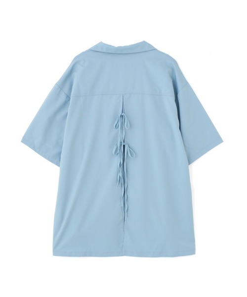 ブラウス シャツ 「直営店限定」BACK RIBON TENCEL SHIRTS/バックリボン テンセルシャツ レディース AVIREX ブラウス シャツ 「直営店限定」BACK RIBON TENCEL