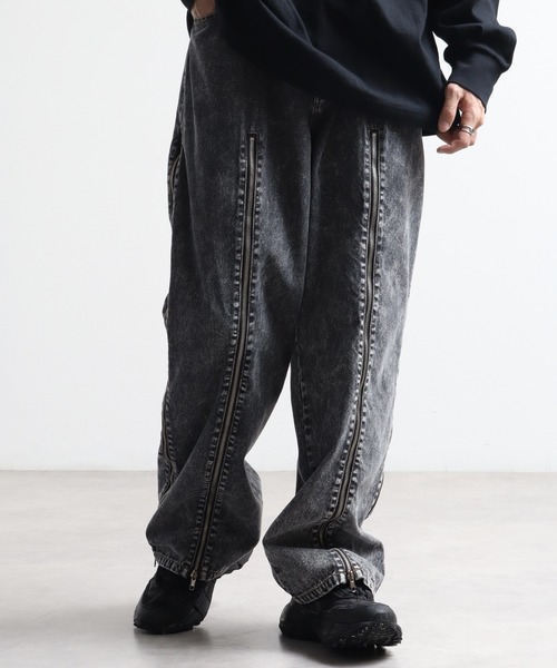 【即完売品】Darich リメイクライクワイドデニムパンツ　ブラック　即購入可 D05767EW007009_44_l.jpg
