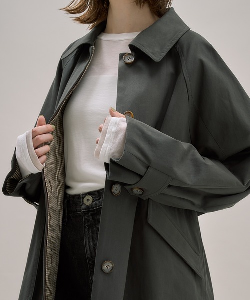 PUBLIC TOKYO（パブリックトウキョウ）の「レイヤースリーブシアートップ（Tシャツ/カットソー・レディース・ホワイト/グリーン/イエロー/ネイビー/ダークグレー/ライトピンク・FREE）」の17枚目の写真