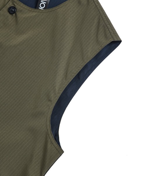 TAION（タイオン）の「【TAION(タイオン)】〈ユニセックス〉ノンダウン ミリタリー リバーシブル クルーネック ベスト（ベスト・メンズ・ダークグリーン系/ダークオリーブ/ダークネイビー/オフホワイト/ブラック・L/S/M/XS/XL）」の22枚目の写真