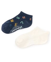 DAILYスニーカー丈ソックス2P