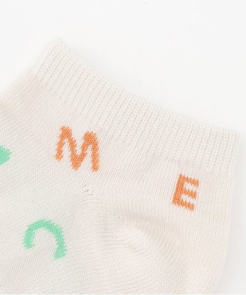 petit main（プティマイン）の「DAILYスニーカー丈ソックス2P（ソックス/靴下・キッズ・ブルー/レッド/オフホワイト/ライトグリーン・S(13-15cm)/11-13cm/L(18-20cm)/M(16-18cm)）」の6枚目の写真