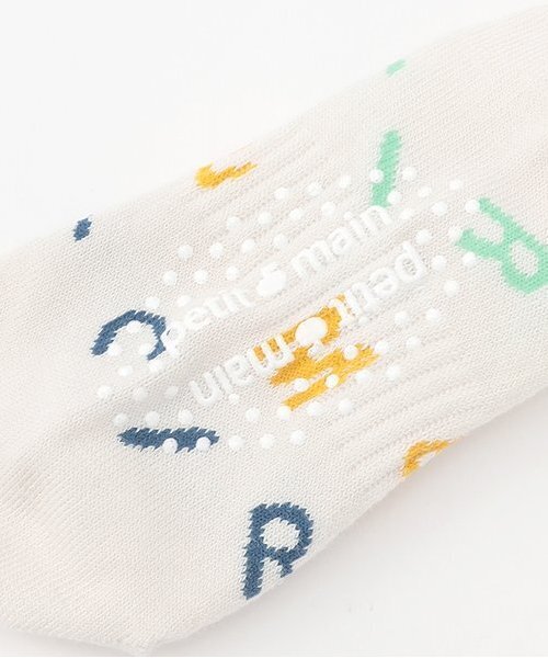 petit main（プティマイン）の「DAILYスニーカー丈ソックス2P（ソックス/靴下・キッズ・ブルー/レッド/オフホワイト/ライトグリーン・S(13-15cm)/11-13cm/L(18-20cm)/M(16-18cm)）」の12枚目の写真