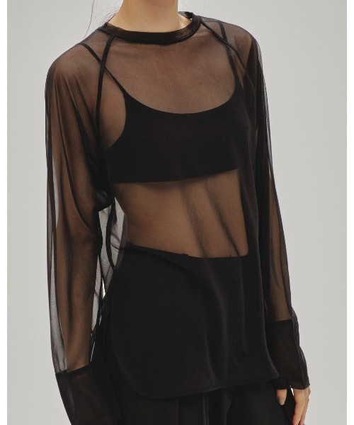 TODAYFUL(トゥデイフル)の「TODAYFUL Sheer Raglan Long T-shirts 12510408(Tシャツ/カットソー・レディース・ホワイト/ブラック・FREE)」の11枚目の写真