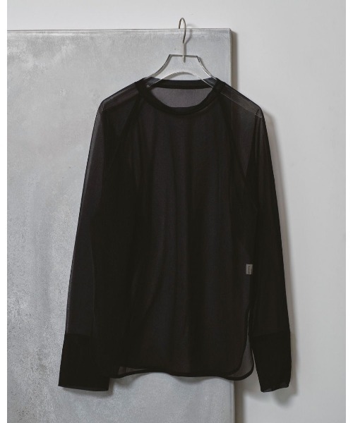TODAYFUL(トゥデイフル)の「TODAYFUL Sheer Raglan Long T-shirts 12510408(Tシャツ/カットソー・レディース・ホワイト/ブラック・FREE)」の4枚目の写真
