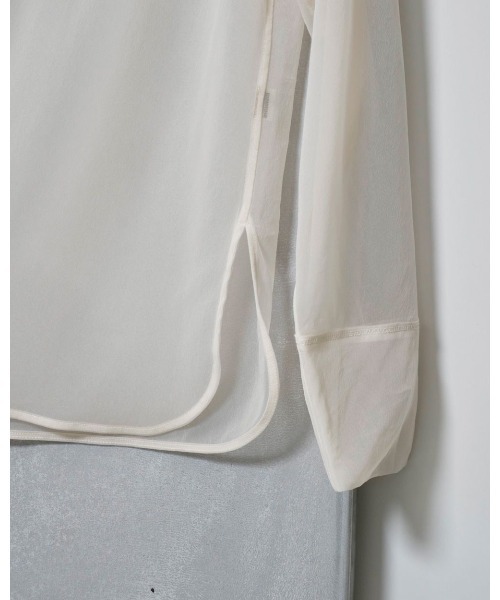 TODAYFUL(トゥデイフル)の「TODAYFUL Sheer Raglan Long T-shirts 12510408(Tシャツ/カットソー・レディース・ホワイト/ブラック・FREE)」の5枚目の写真