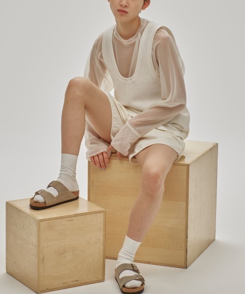 TODAYFUL(トゥデイフル)の「TODAYFUL Sheer Raglan Long T-shirts 12510408(Tシャツ/カットソー・レディース・ホワイト/ブラック・FREE)」の7枚目の写真