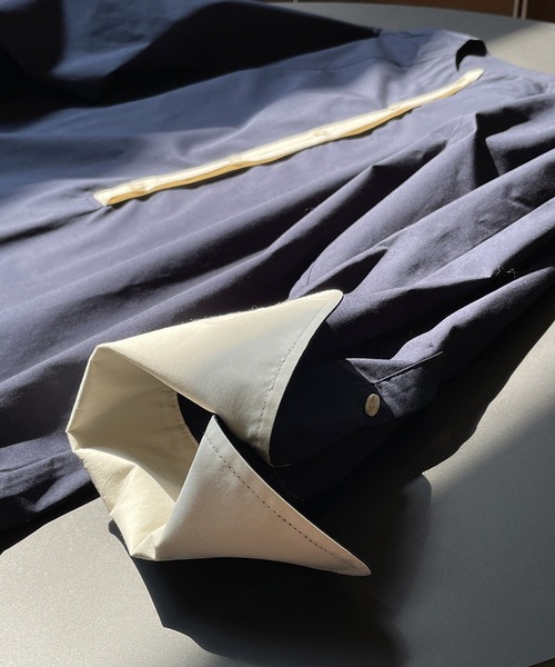 SUWDEE(スーディー)の「bicolor raglan sleeve shirt(シャツ/ブラウス・レディース・ネイビー/アイボリー・FREE)」の22枚目の写真