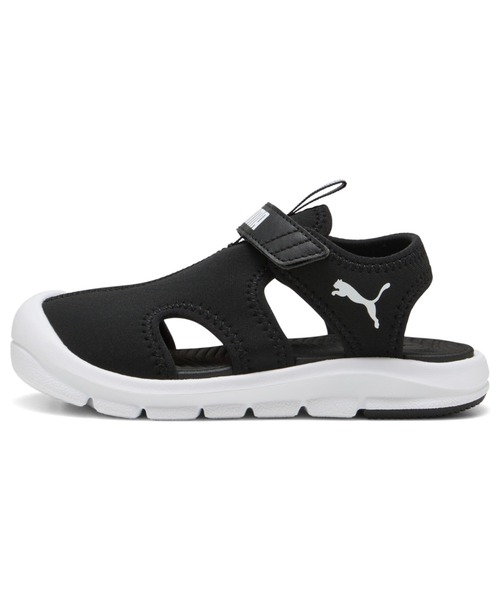 PUMA スポーツサンダル ブラック/ホワイト2個セット PUMA(プーマ) シャワーサンダル スポーツサンダル ピュア
