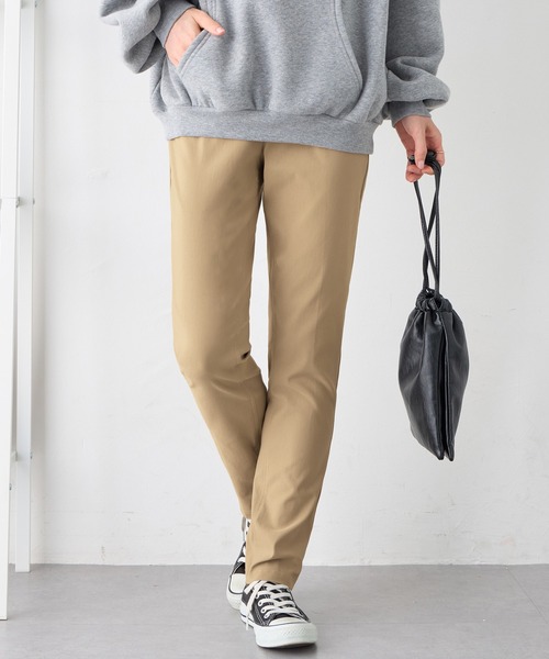 Viola e Viola(ヴィオラエヴィオラ)の「すっきり楽ちんチュニックパンツ64(その他パンツ・レディース・ネイビー/ベージュ/ライトグレー/ブラック・S/M/L/LL/3L/4L/5L)」の3枚目の写真