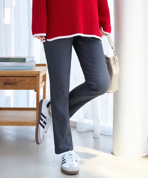 Viola e Viola(ヴィオラエヴィオラ)の「すっきり楽ちんチュニックパンツ64(その他パンツ・レディース・ネイビー/ベージュ/ライトグレー/ブラック・S/M/L/LL/3L/4L/5L)」の4枚目の写真