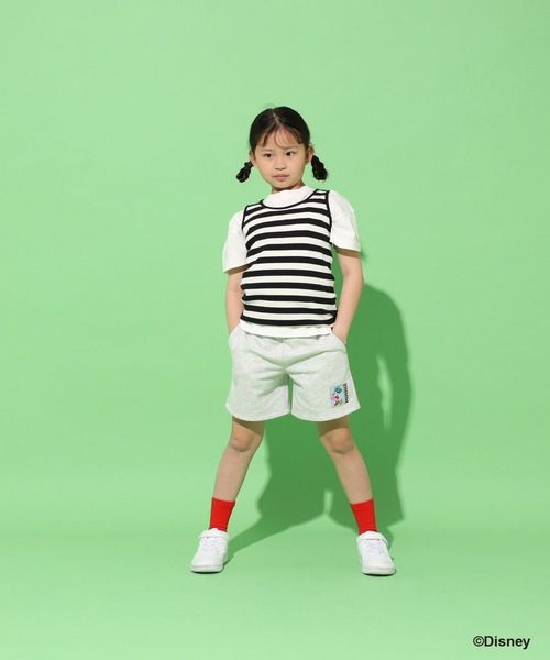 LOWRYS FARM（ローリーズファーム）の「ＤＩＳＮＥＹ／ウラケショートパンツ　 327097（スウェットパンツ・キッズ・グレー/チャコールグレー・120cm/110cm/150cm/140cm/130cm）」の16枚目の写真