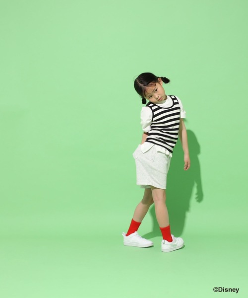 LOWRYS FARM（ローリーズファーム）の「ＤＩＳＮＥＹ／ウラケショートパンツ　 327097（スウェットパンツ・キッズ・グレー/チャコールグレー・120cm/110cm/150cm/140cm/130cm）」の14枚目の写真