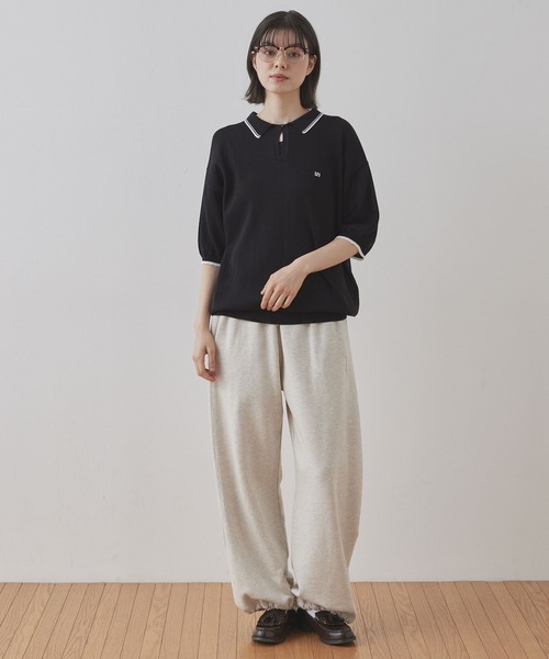美品 M ルイヴィトン LVロゴ ワンポイント刺繍 サマーニット ポロシャツ 紺 楽天市場】ヴィトン サマーニットの通販