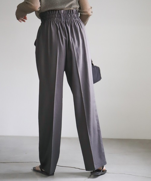 select MOCA(セレクトモカ)の「ハイウエストタックスラックス(スラックス・レディース・ブラウン/ブラック/グレー・MEDIUM/LARGE)」の21枚目の写真