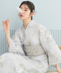 手縫い　浴衣　グレー レディースの浴衣（グレー/灰色系）ファッション通販 - ZOZOTOWN