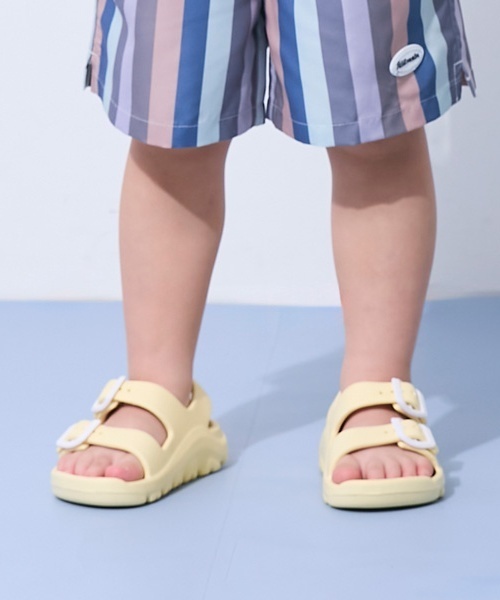 petit main（プティマイン）の「【WEB限定カラーあり】【GOODPRICE】EVAサンダル（サンダル・キッズ・ブラック/ブルーグリーン/アイボリー/サックスブルー/シルバー/レモンイエロー/ベージュ系その他/ピンク・18cm/19cm/17cm/16cm/15cm）」の6枚目の写真