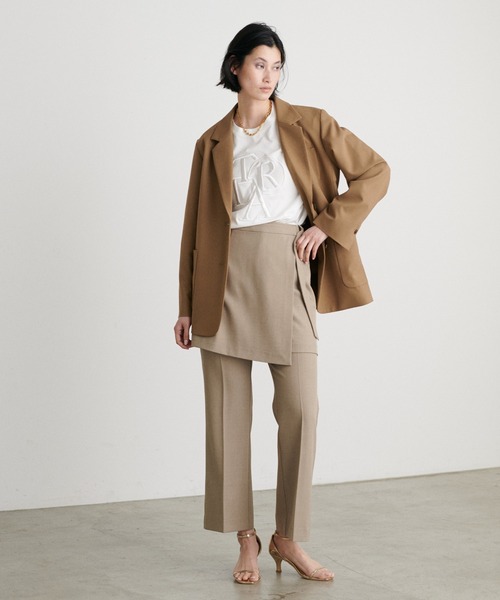 LARUTA（ラルータ）の「【LARUTA】厚盛りロゴ刺繍T（Tシャツ/カットソー・レディース・オフホワイト/ピンク/ブラック・MEDIUM/LARGE）」の17枚目の写真