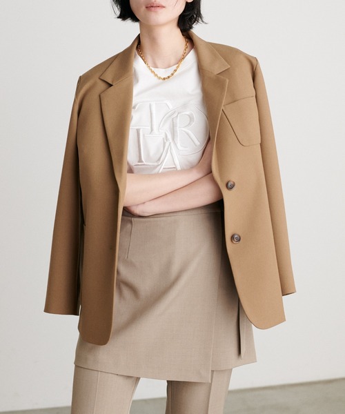 LARUTA（ラルータ）の「【LARUTA】厚盛りロゴ刺繍T（Tシャツ/カットソー・レディース・オフホワイト/ピンク/ブラック・MEDIUM/LARGE）」の14枚目の写真