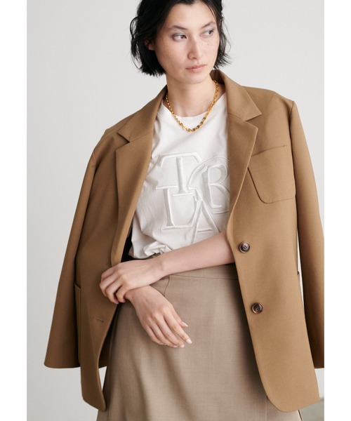 LARUTA（ラルータ）の「【LARUTA】厚盛りロゴ刺繍T（Tシャツ/カットソー・レディース・オフホワイト/ピンク/ブラック・MEDIUM/LARGE）」の12枚目の写真