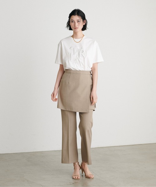 LARUTA（ラルータ）の「【LARUTA】厚盛りロゴ刺繍T（Tシャツ/カットソー・レディース・オフホワイト/ピンク/ブラック・MEDIUM/LARGE）」の20枚目の写真