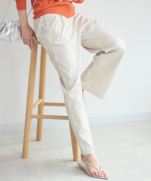 KATHARINE ROSS（キャサリンロス）の「【Pillini/ピリーニ】【COOL/速乾/軽量】涼感メッシュイージーデニムパンツ（デニムパンツ・レディース・ネイビー/ホワイト/ベージュ・MEDIUM/SMALL）」の3枚目の写真