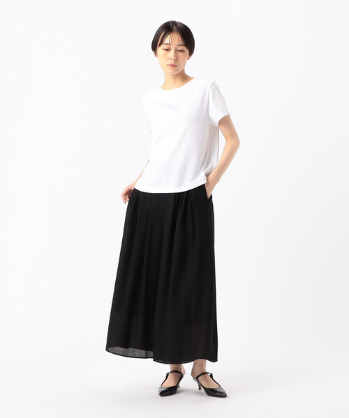 COMME CA（コムサ）の「クレンゼフライス Tシャツ（Tシャツ/カットソー・レディース・ブラック/ホワイト/ピンク/ブルー・11号/9号）」の5枚目の写真